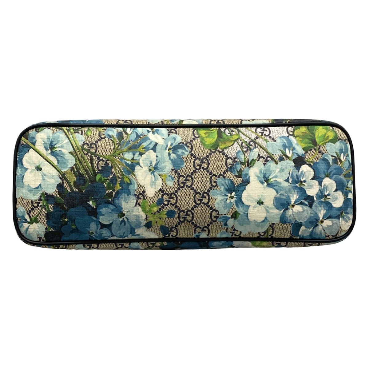 Gucci Handbag GG Blue Mus Navy Ivory Multi Leather — view 5