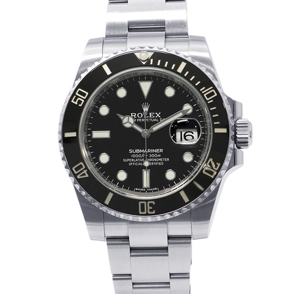Rolex Submariner Date Roulette Watch Black Dial