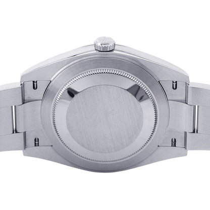 Rolex Datejust 41 SS 18k White Gold Roulette Watch Silver Dial — view 3