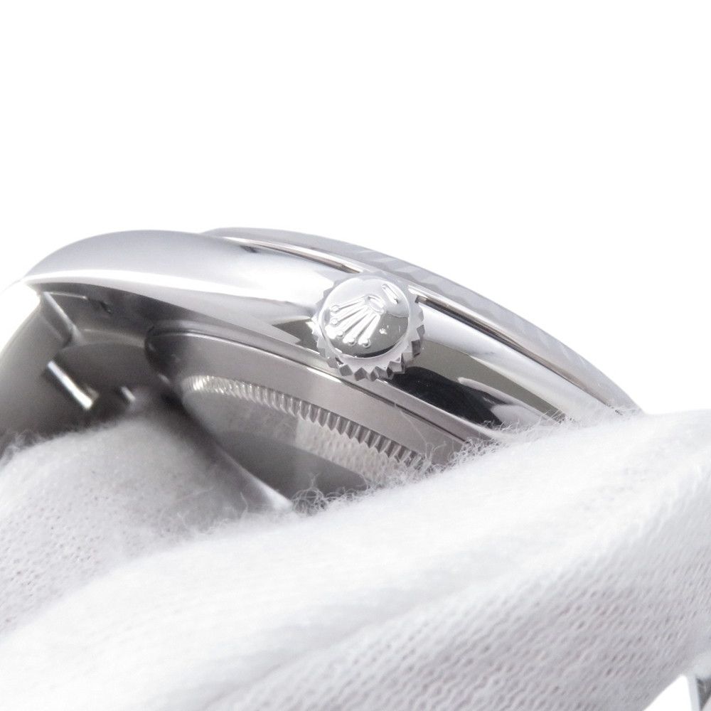 Rolex Datejust 41 SS 18k White Gold Roulette Watch Silver Dial — view 8