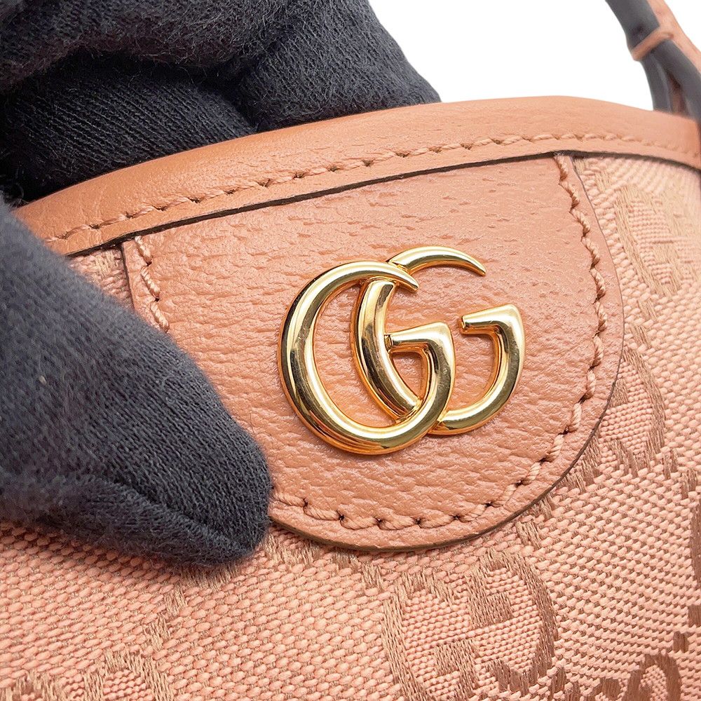 Gucci Tote Ophidia GG Small Canvas Leather — view 9