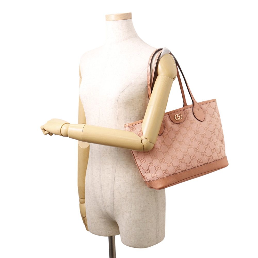 Gucci Tote Ophidia GG Small Canvas Leather — view 4