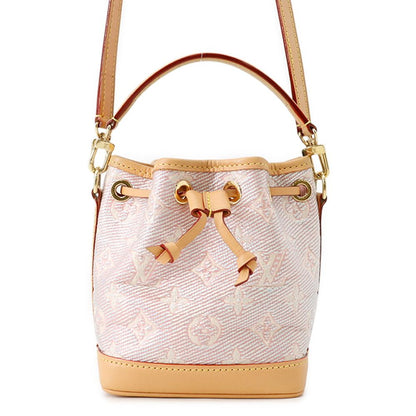 Louis Vuitton Handbag Monogram Laminated Jacquard Nano Noe 2-Way