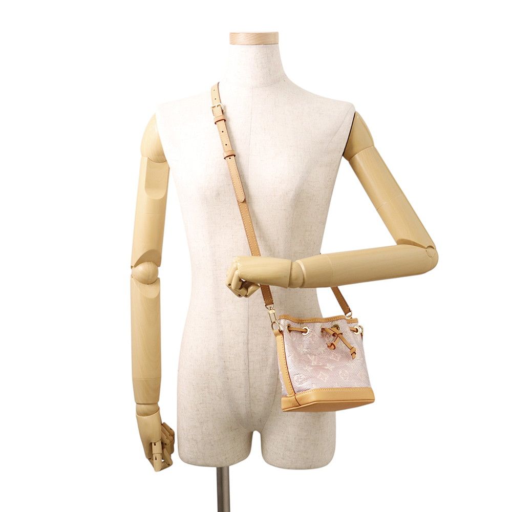 Louis Vuitton Handbag Monogram Laminated Jacquard Nano Noe 2-Way — view 5