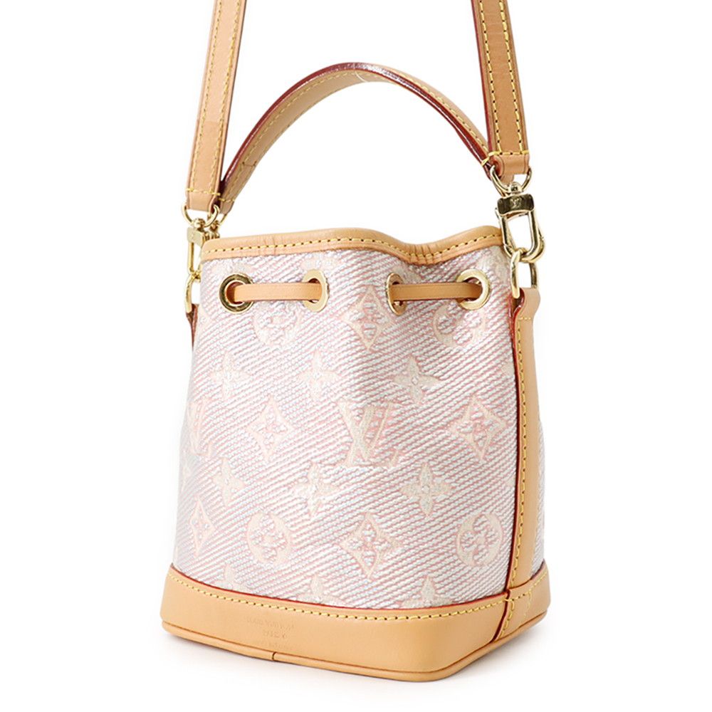 Louis Vuitton Handbag Monogram Laminated Jacquard Nano Noe 2-Way — view 2