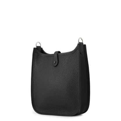 Hermes Shoulder Bag Evelyne TPM 111 cm Amazon Black Silver Taurillon Clemence — view 2