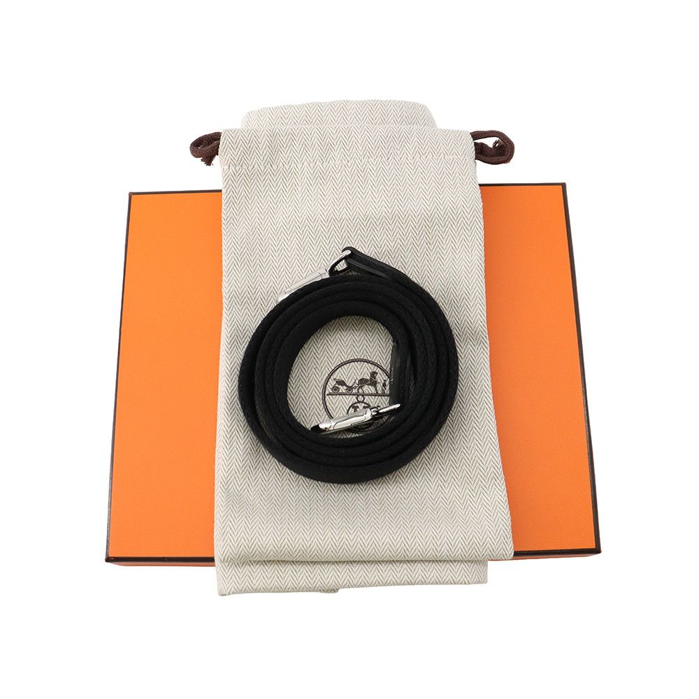 Hermes Shoulder Bag Evelyne TPM 111 cm Amazon Black Silver Taurillon Clemence — view 6
