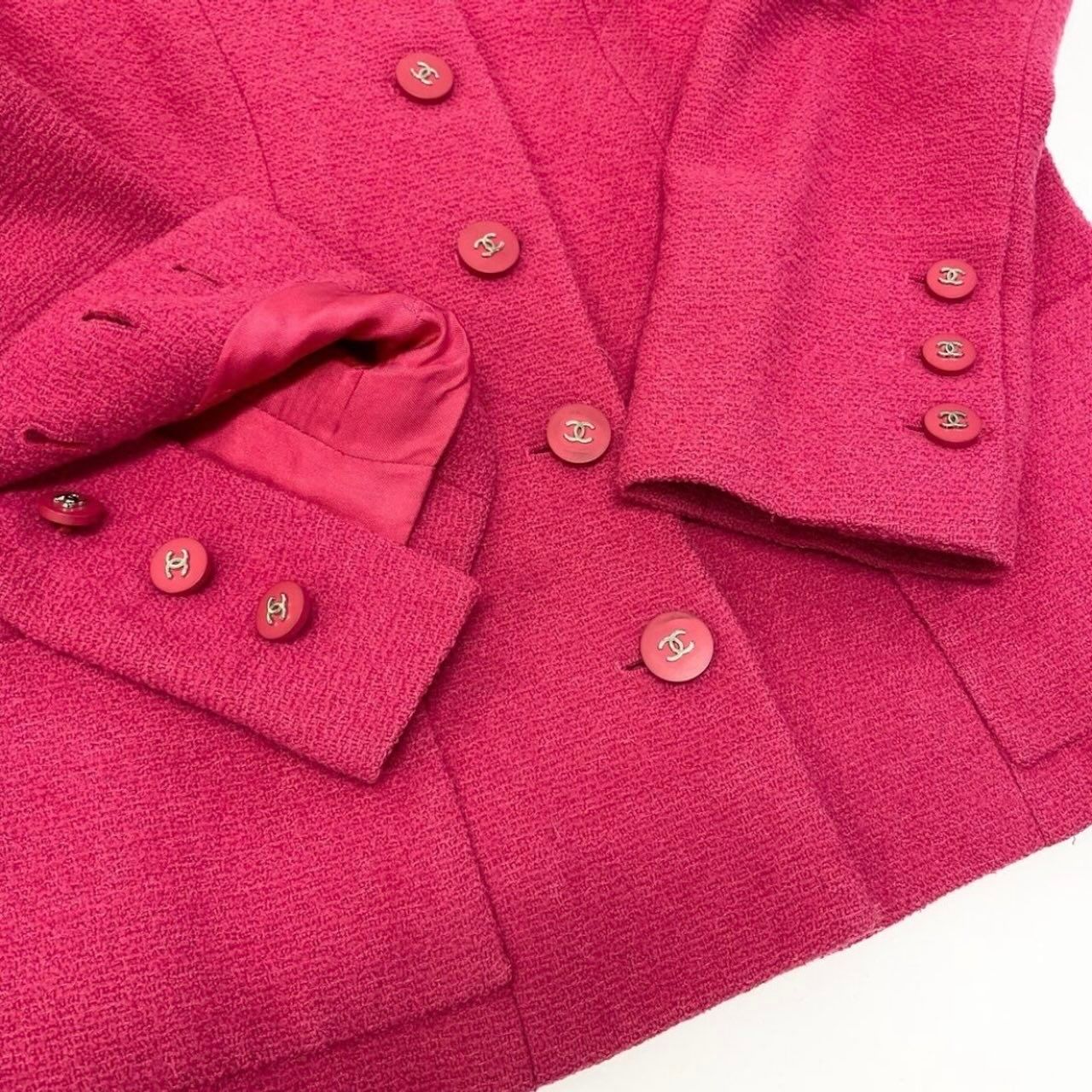 Chanel Vintage Wool Nylon Tailored Jacket — view 5