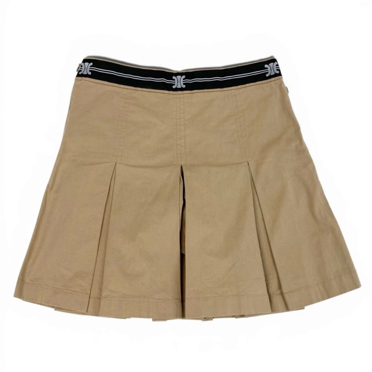 Celine Cotton Polyurethane Mini Skirt — view 3