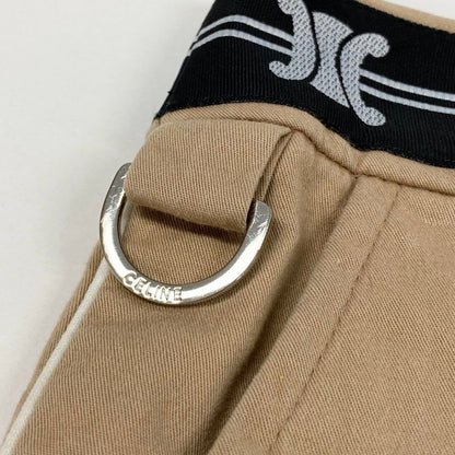 Celine Cotton Polyurethane Mini Skirt — view 6