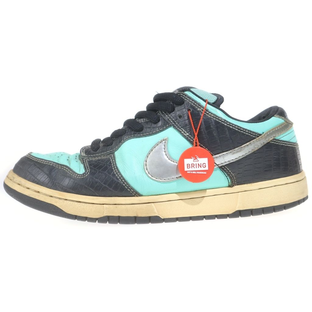 Tiffany & Co Nike SB for Dunk Low Diamond Supply Low Cut Sneakers Black Cobalt