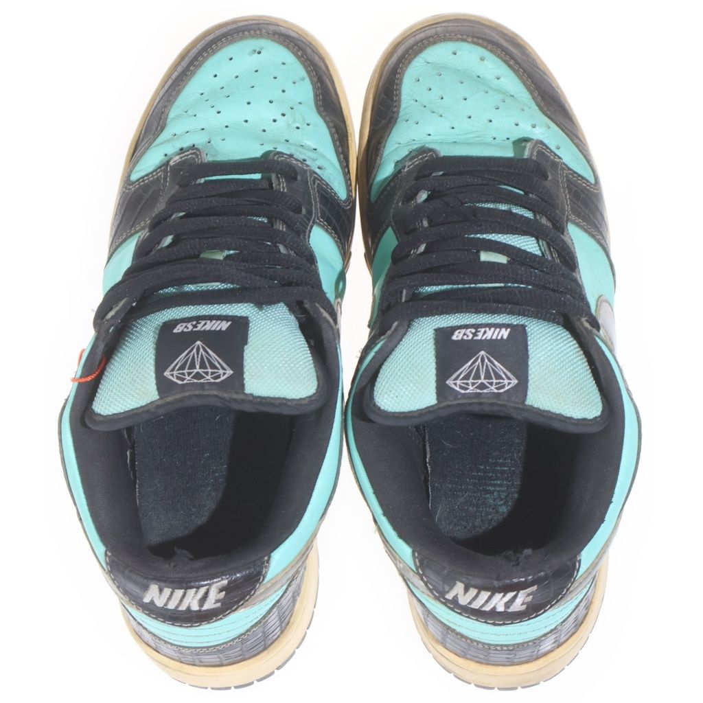 Tiffany & Co Nike SB for Dunk Low Diamond Supply Low Cut Sneakers Black Cobalt — view 4