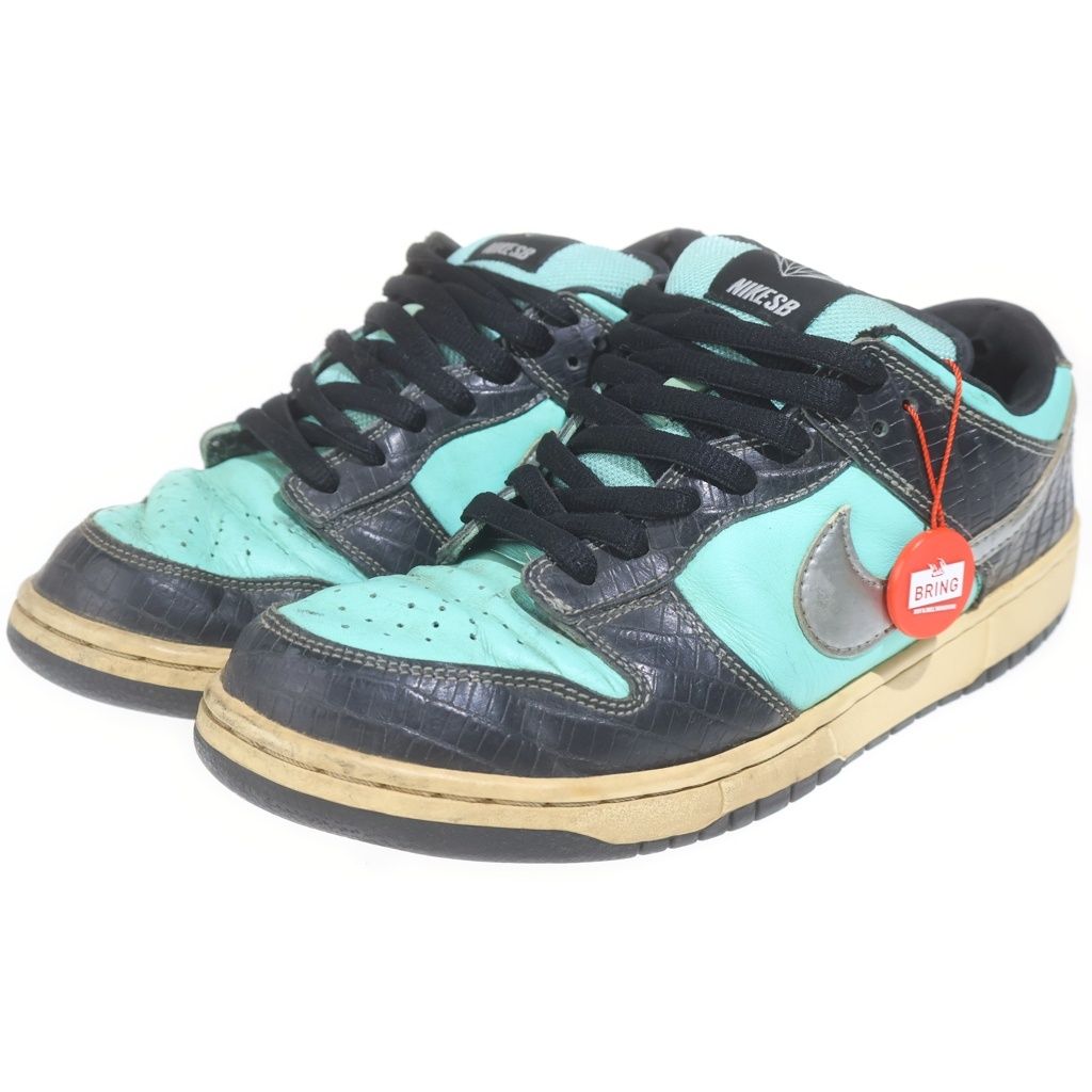 Tiffany & Co Nike SB for Dunk Low Diamond Supply Low Cut Sneakers Black Cobalt — view 2