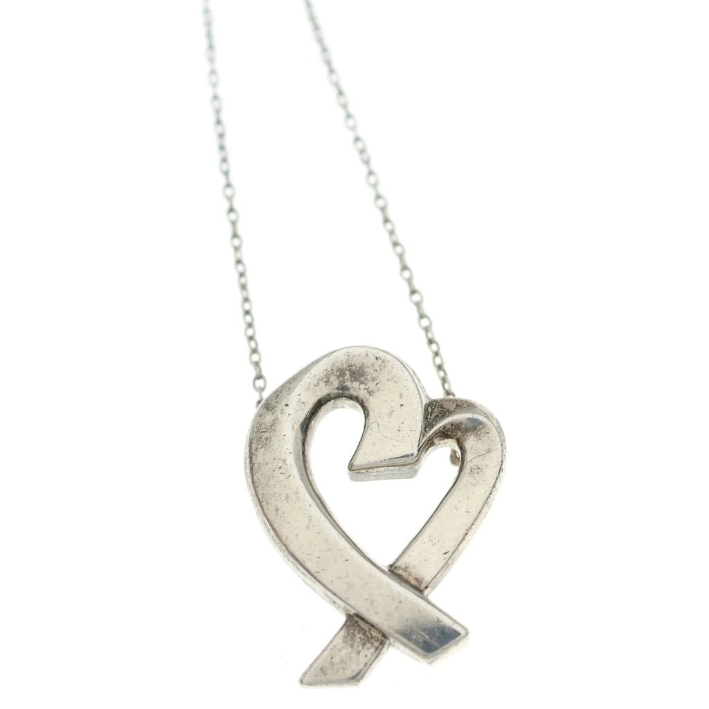 Tiffany & Co Paloma Picasso Loving Heart Pendant Silver — view 3
