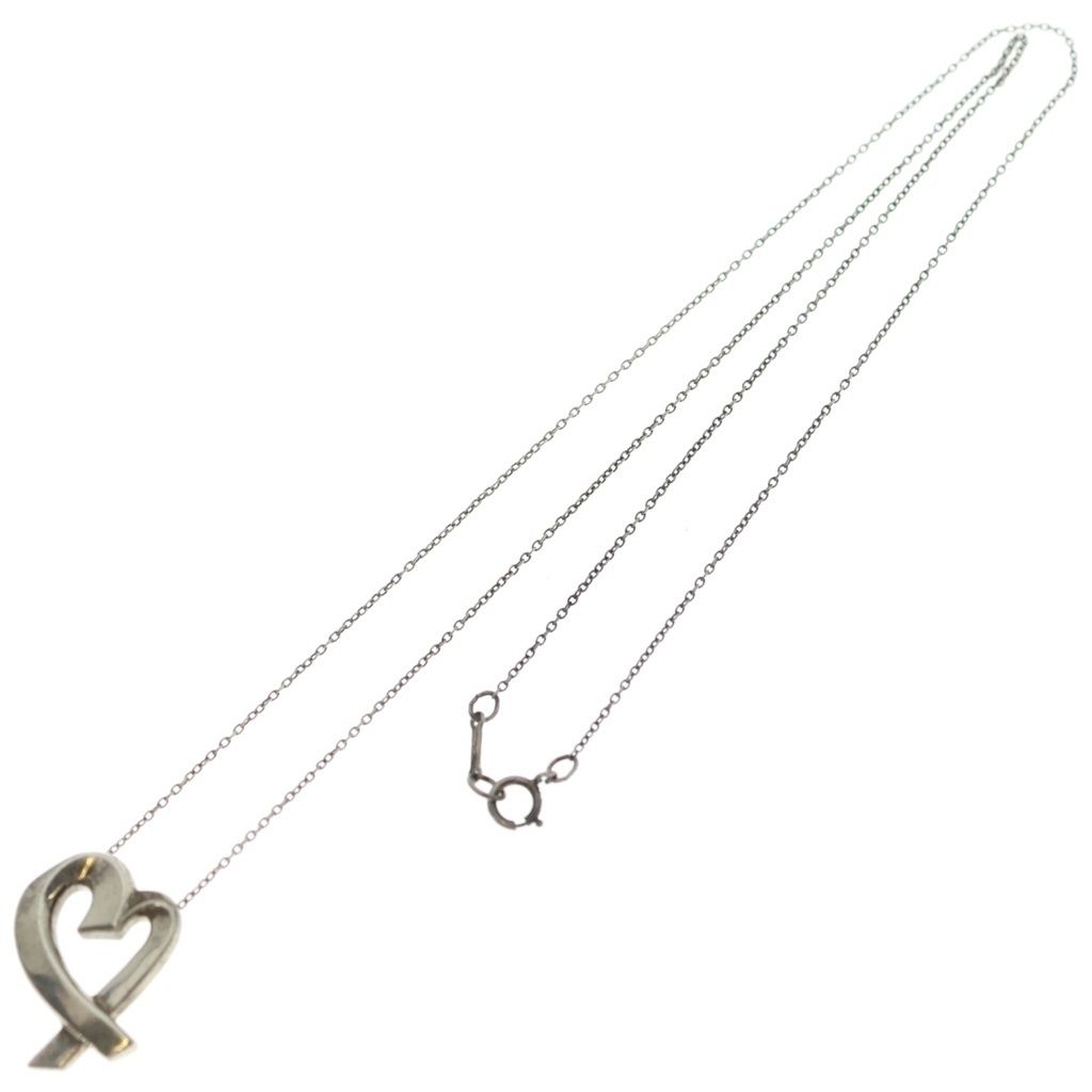 Tiffany & Co Paloma Picasso Loving Heart Pendant Silver — view 2