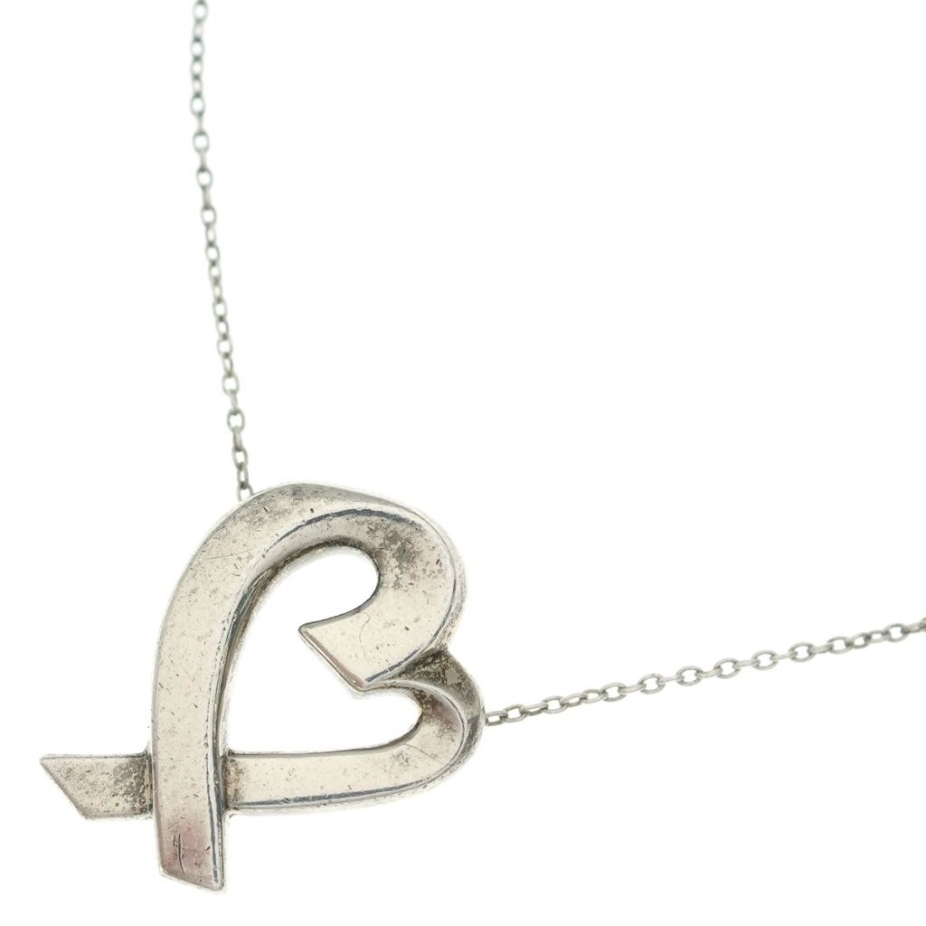 Tiffany & Co Paloma Picasso Loving Heart Pendant Silver