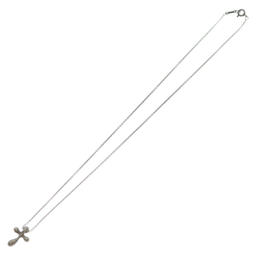 Tiffany & Co Elsa Peretti Small Cross Pendant Silver — view 2