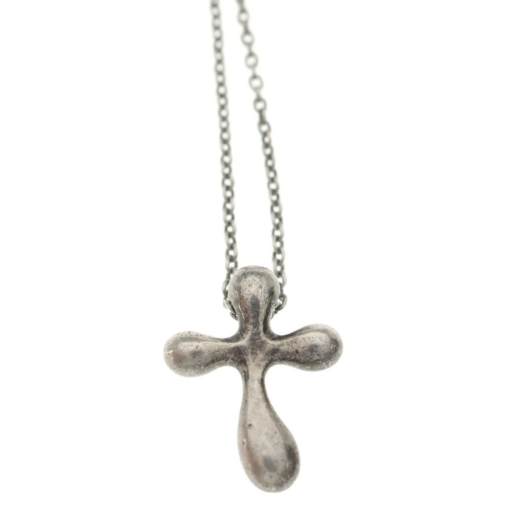 Tiffany & Co Elsa Peretti Small Cross Pendant Silver — view 5