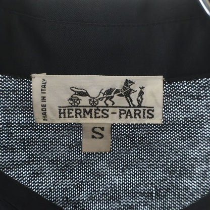 Hermes Brides de Gala Silk Scarf Shirt Switchable Cashmere Knit Long Sleeve — view 7