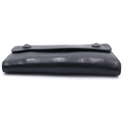 Chrome Hearts Wave Leather Wallet Black — view 5