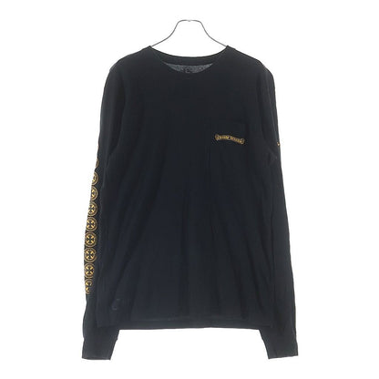 Chrome Hearts CH Plus Back Arm Print Pocket Long Sleeve T-Shirt Black — view 2