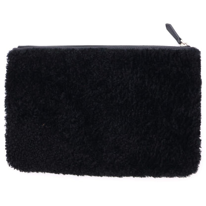 Fendi Shearling Pouch Logo — view 2