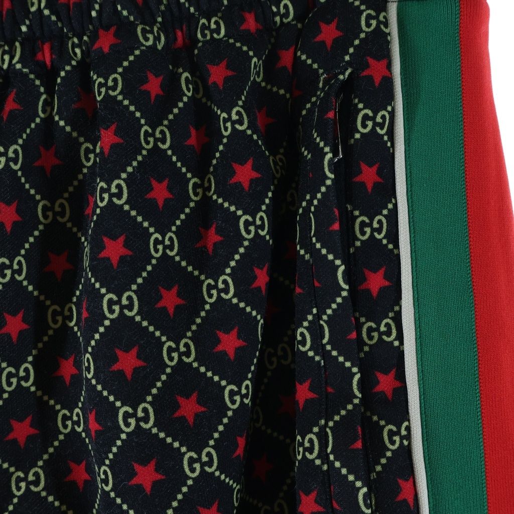 Gucci GG Star Jersey Track Pants Black — view 4