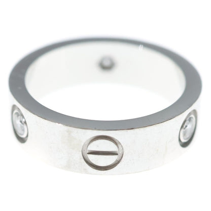 Cartier 18k WG Diamond Love Ring Silver — view 2