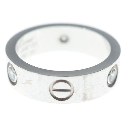 Cartier 18k WG Diamond Love Ring Silver — view 3