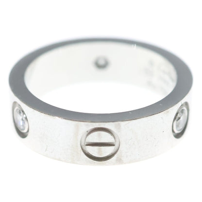Cartier 18k WG Diamond Love Ring Silver — view 4