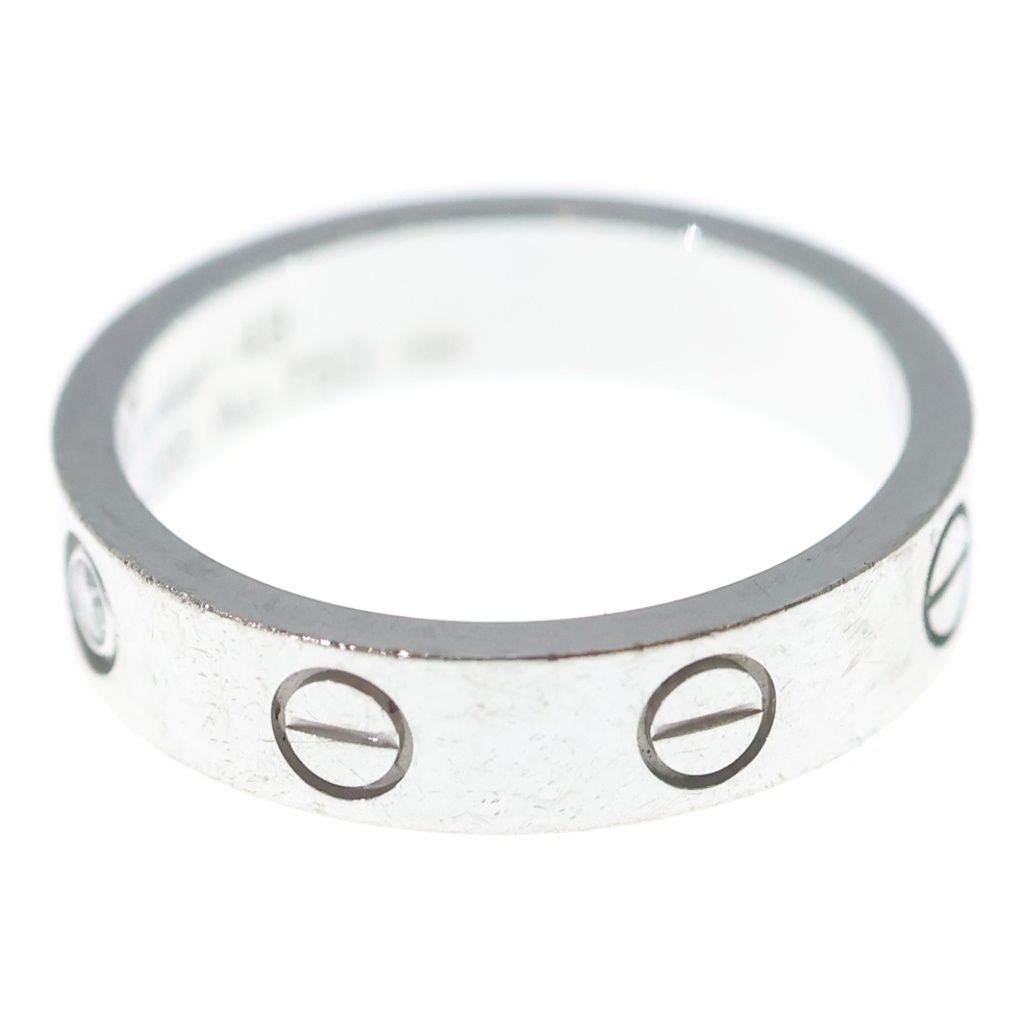 Cartier 18k WG Diamond Love Ring Silver — view 3