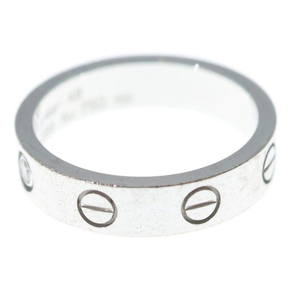 Cartier 18k WG Diamond Love Ring Silver — view 3