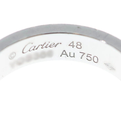 Cartier 18k WG Diamond Love Ring Silver — view 5