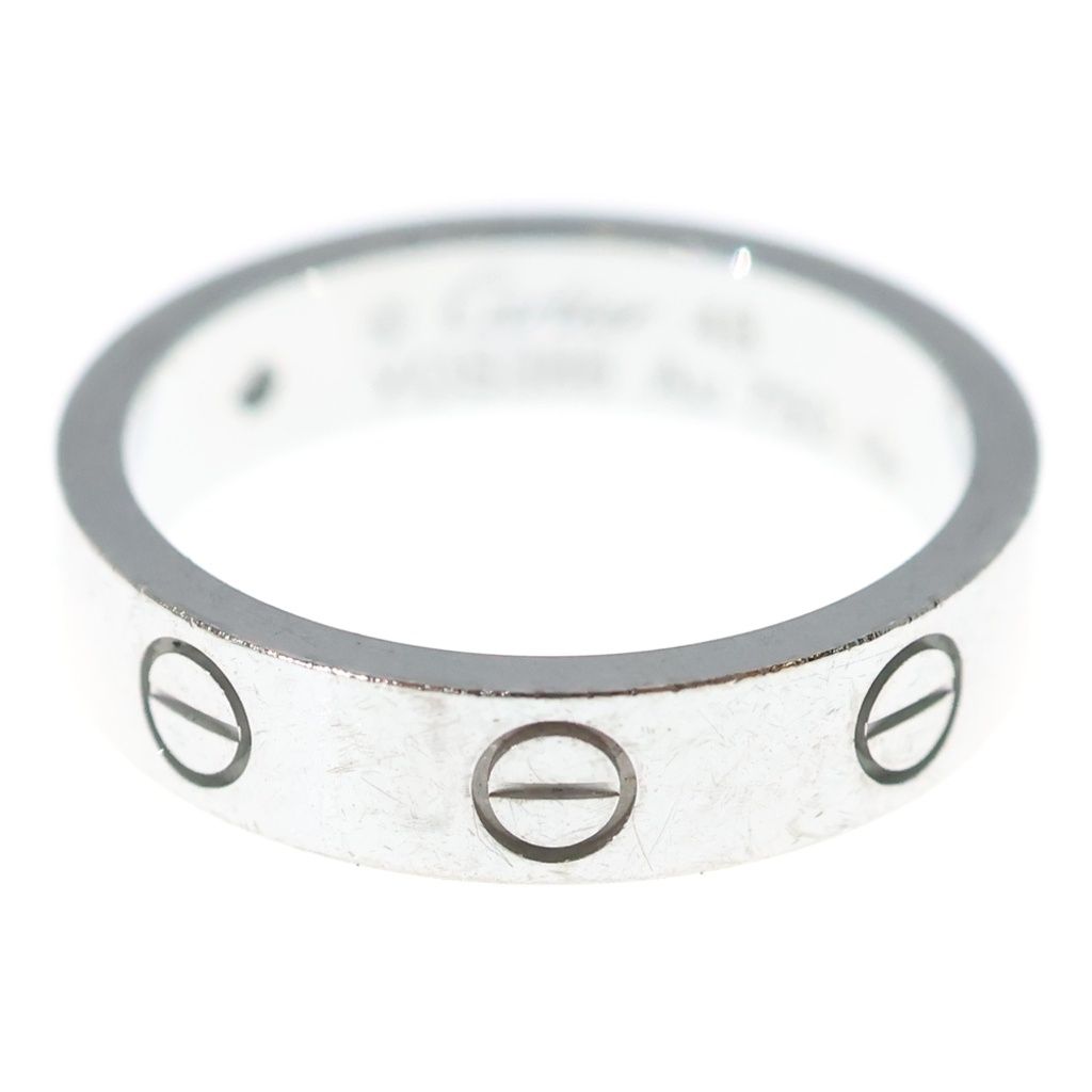 Cartier 18k WG Diamond Love Ring Silver — view 2