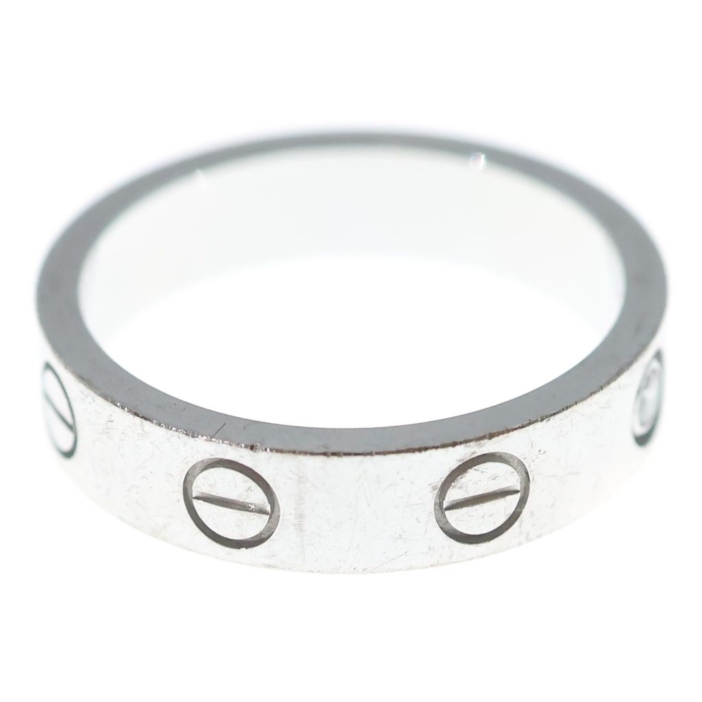 Cartier 18k WG Diamond Love Ring Silver — view 4