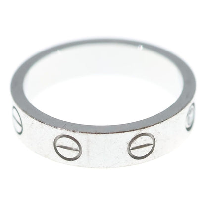 Cartier 18k WG Diamond Love Ring Silver — view 4