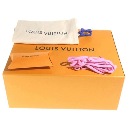 Louis Vuitton Squad Line High Cut Sneakers White Brown Canvas — view 6