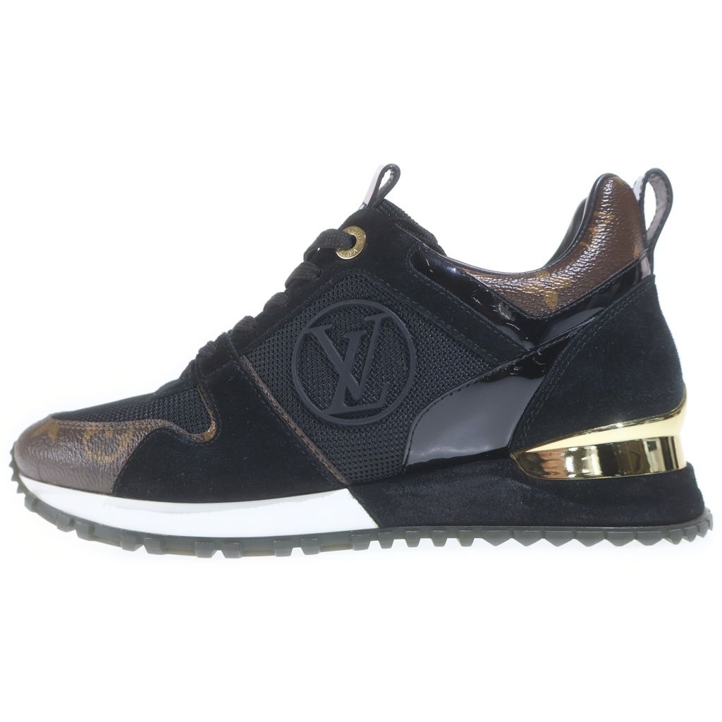 Louis Vuitton Run Away Sneakers Black Brown
