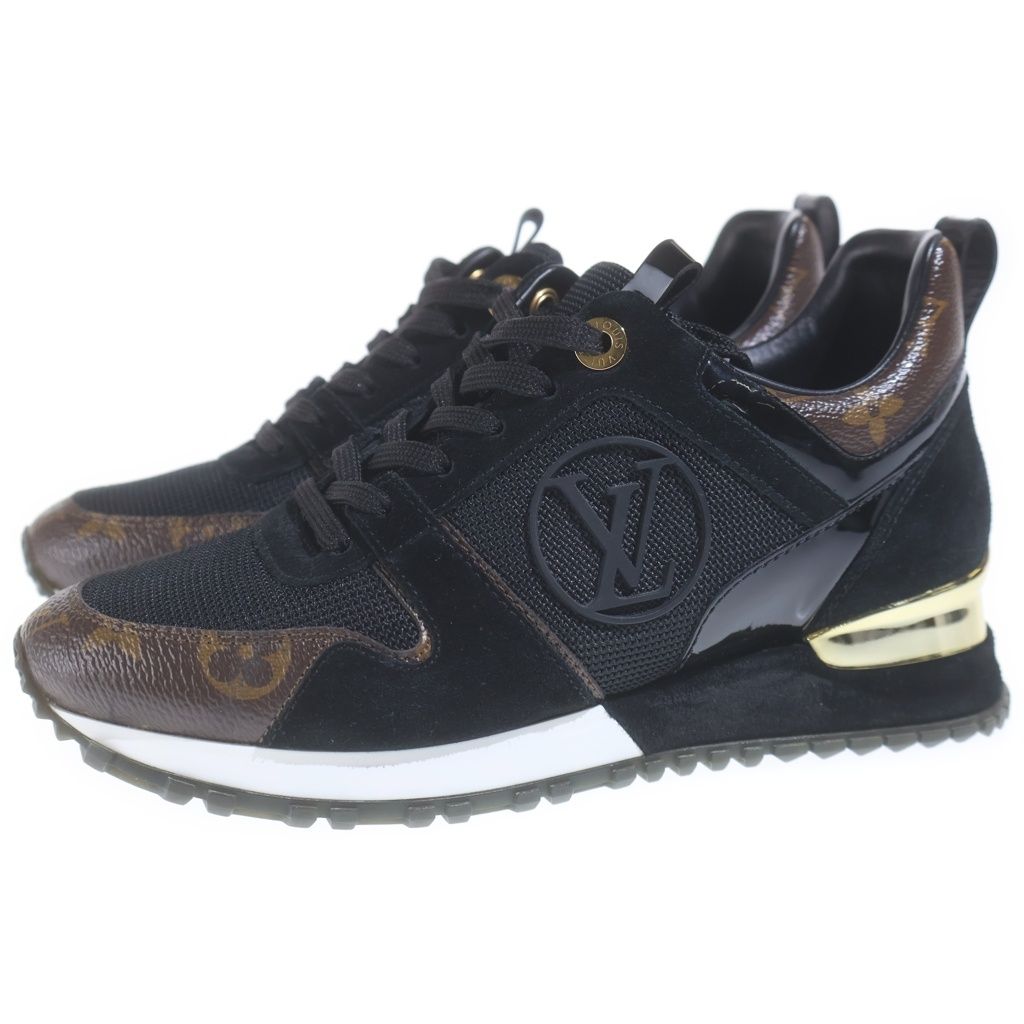 Louis Vuitton Run Away Sneakers Black Brown — view 2