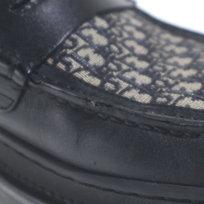 Dior Explorer Loafer Calf Jacquard Loafers Black — view 6