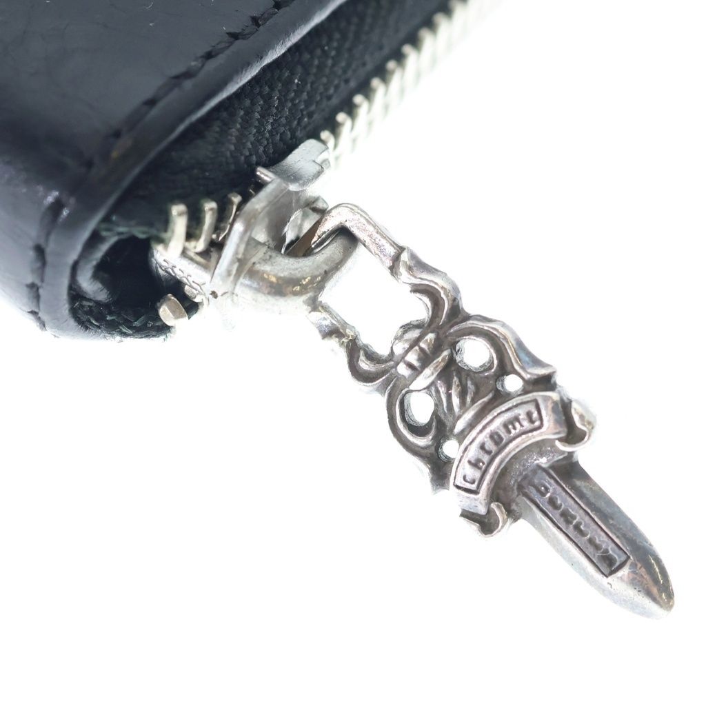 Chrome Hearts One Trillion Flareani Leather Coin Case Black — view 4