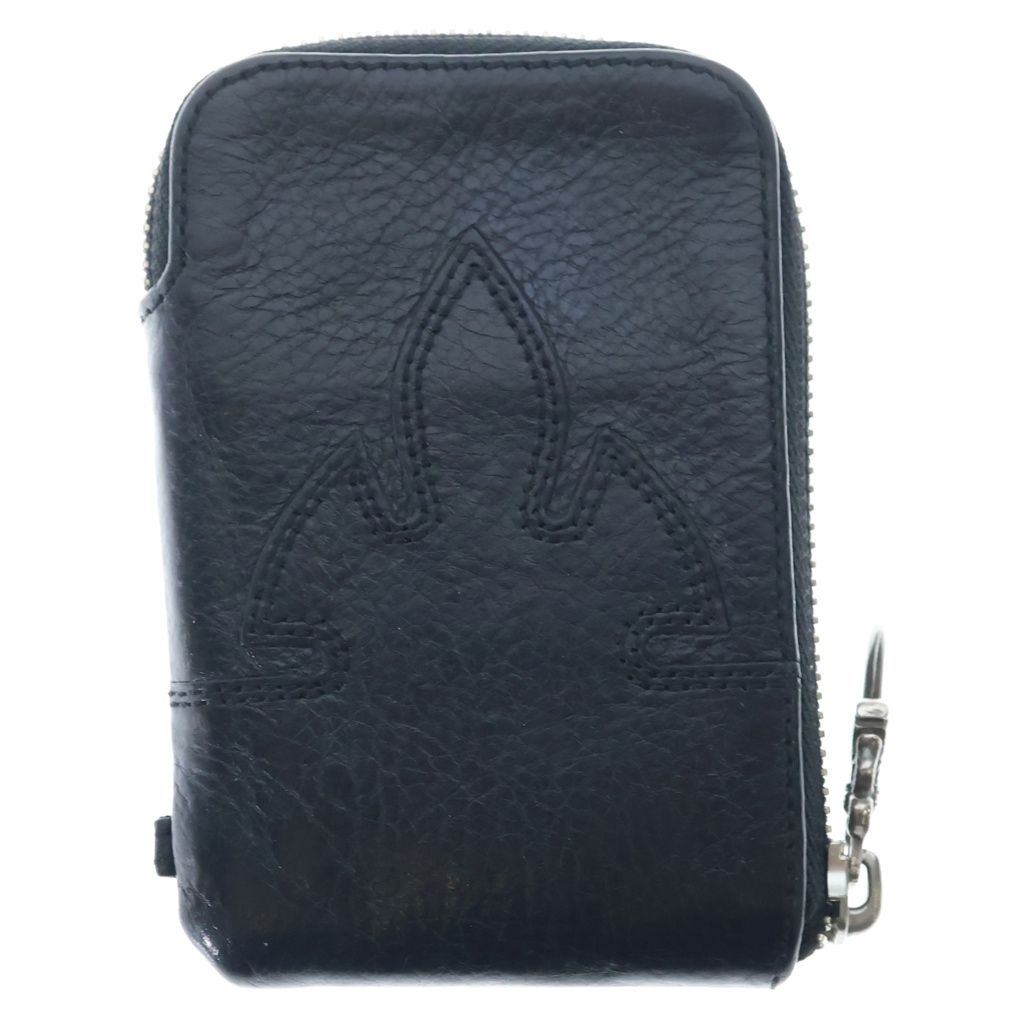 Chrome Hearts One Trillion Flareani Leather Coin Case Black — view 2