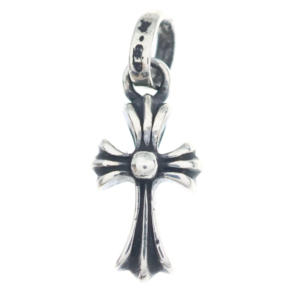 Chrome Hearts Crs Baby Fat Cross Pendant Silver — view 2