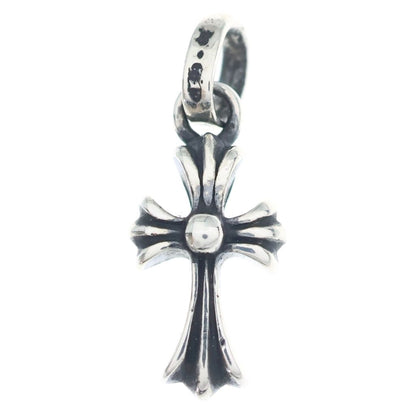 Chrome Hearts Crs Baby Fat Cross Pendant Silver — view 2