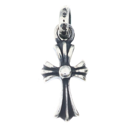 Chrome Hearts Crs Baby Fat Cross Pendant Silver