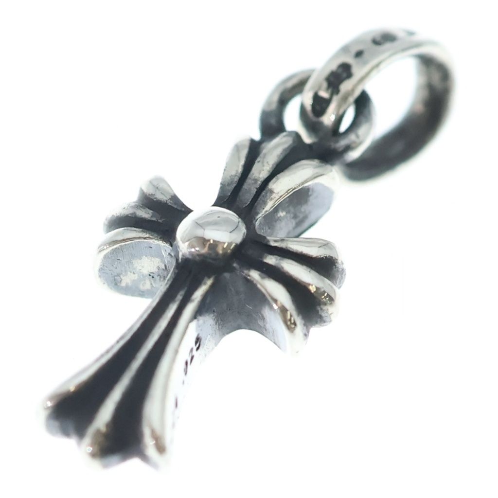 Chrome Hearts Crs Baby Fat Cross Pendant Silver — view 5