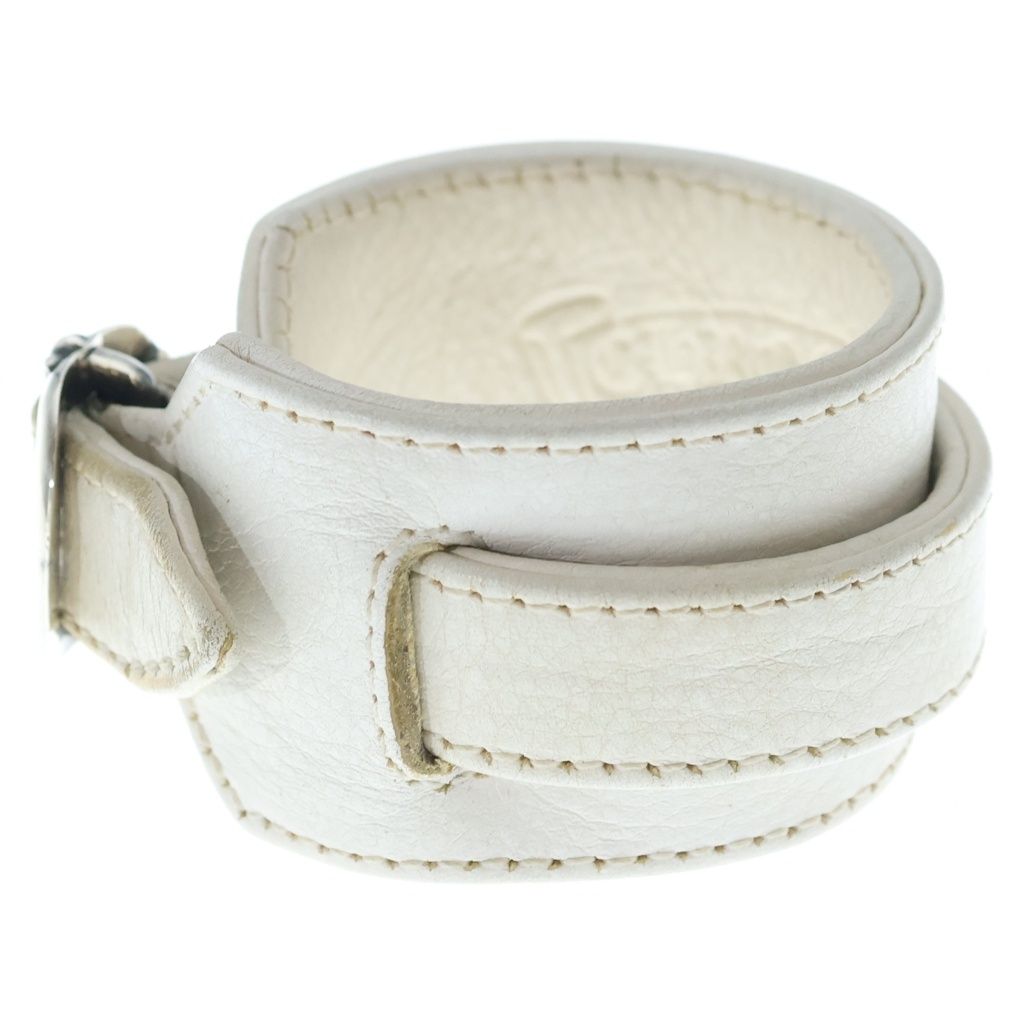 Chrome Hearts RR Tiny Buckle Rock'n'roll Leather Bracelet — view 4