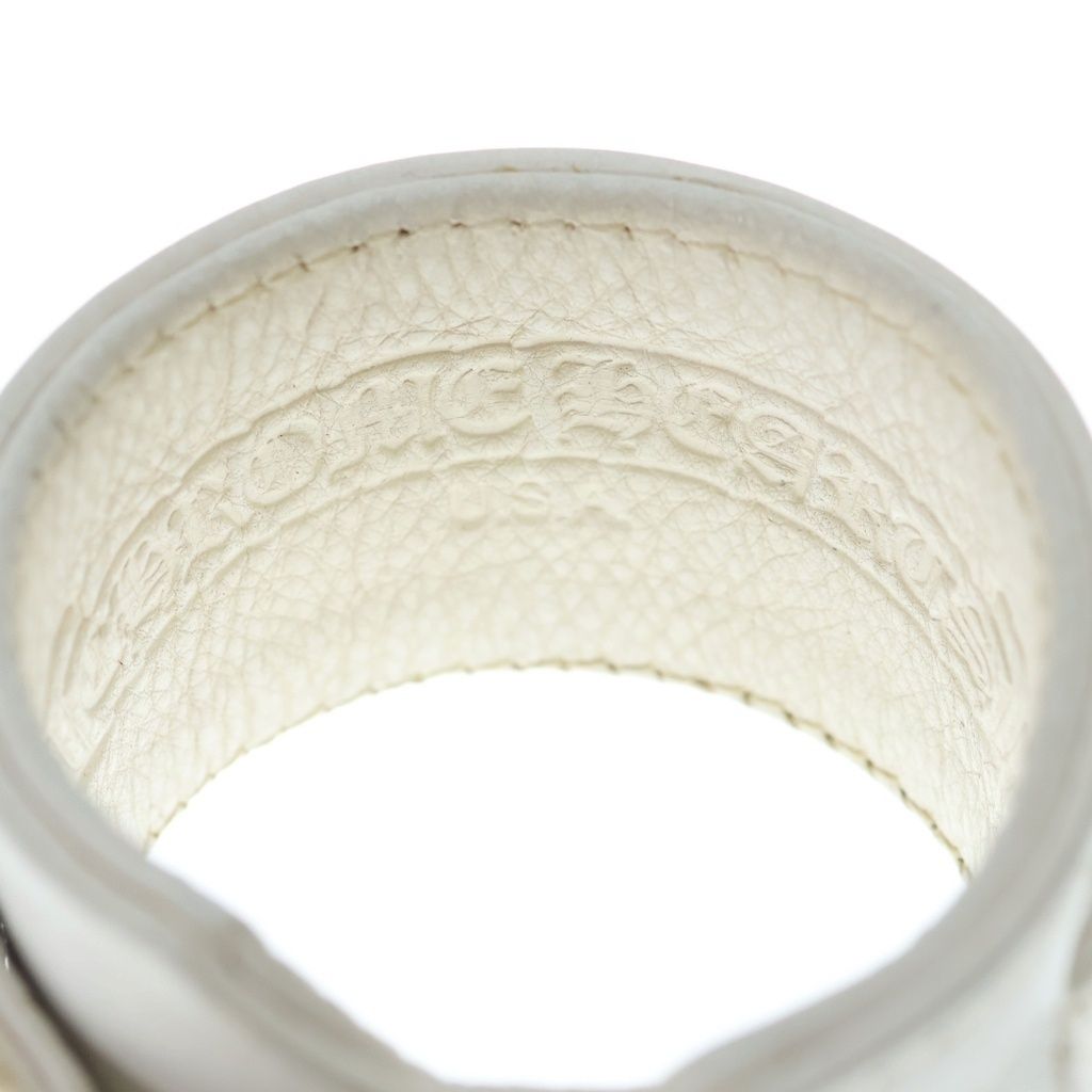 Chrome Hearts RR Tiny Buckle Rock'n'roll Leather Bracelet — view 6