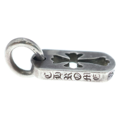 Chrome Hearts DT Tny CO Crs Tiny Cutout Cross Dog Tag Charm Pendant Silver — view 4
