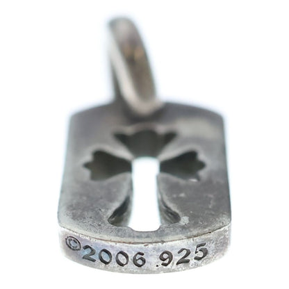 Chrome Hearts DT Tny CO Crs Tiny Cutout Cross Dog Tag Charm Pendant Silver — view 5